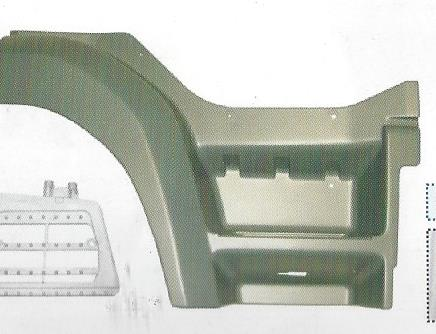 BASAMAK YUVASI DAF CF 85 SAG UST  1363817  KAHVECI